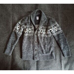 Sweater Size 6 Boys Carters Gray Cardigan Back To School